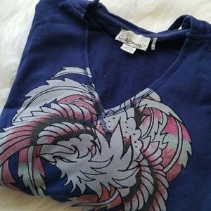 Ed Hardy blue shirt